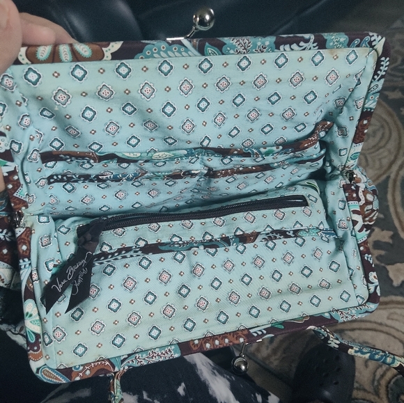 RETIRED JAVA BLUE VERY BRADLEY HANDBAG - Picture 4 of 5